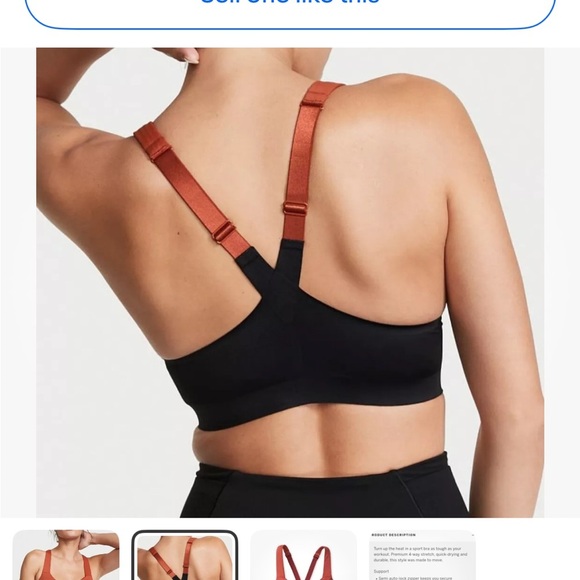 Victoria’s Secret Knockout High Impact Front Close Sport Bra SZ 36D NEW - Picture 2 of 8